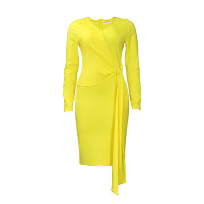 Damen Wickelkleid mit elegantem Taillenband und raffinierter Silhouette Stalluxe