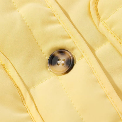 Damen modische gesteppte Jacke mit praktischen Taschen Stalluxe
