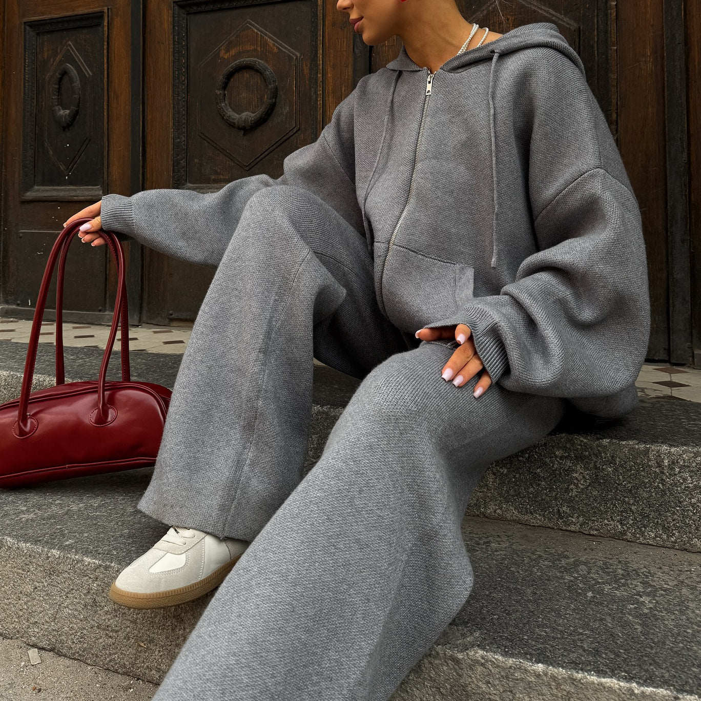 Damen Oversized Hoodie mit lässigem Schnitt und weichen Materialien Stalluxe