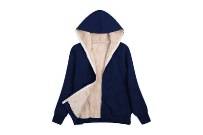 Damen Kuschelige Fleecejacke mit hohem Kragen und praktischem Reißverschluss Stalluxe
