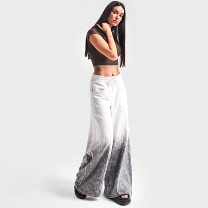 Damen Weitgeschnittene Freizeithose mit einzigartigem Ombre-Effekt Stalluxe