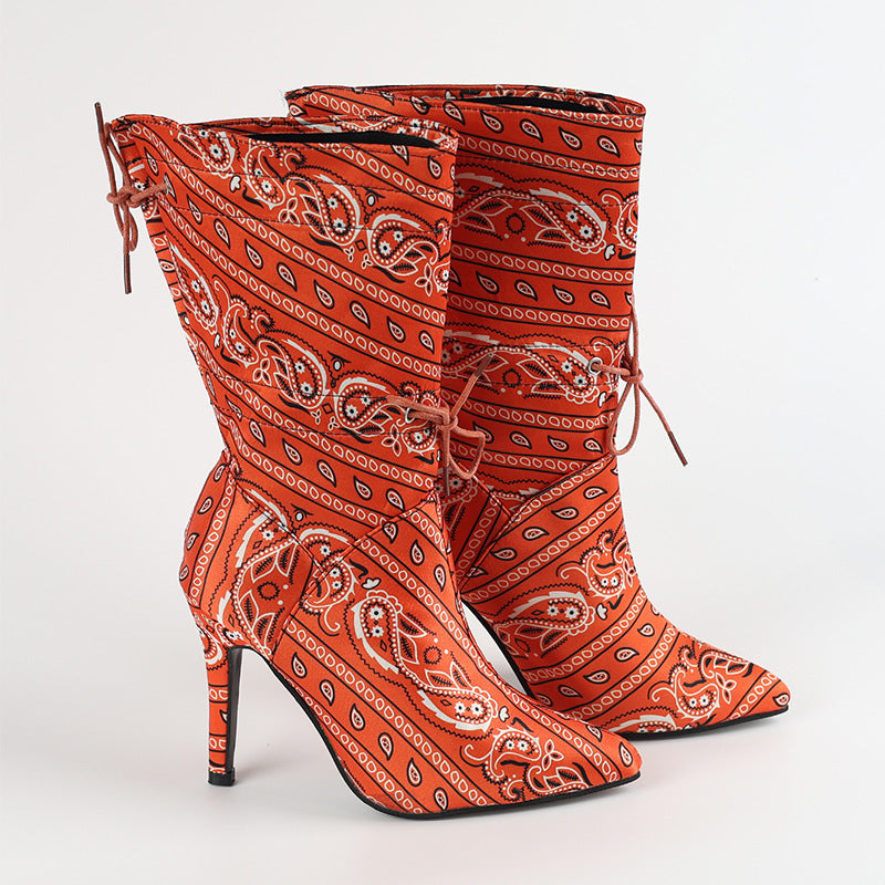 Damen High Heels Stiefel Stalluxe
