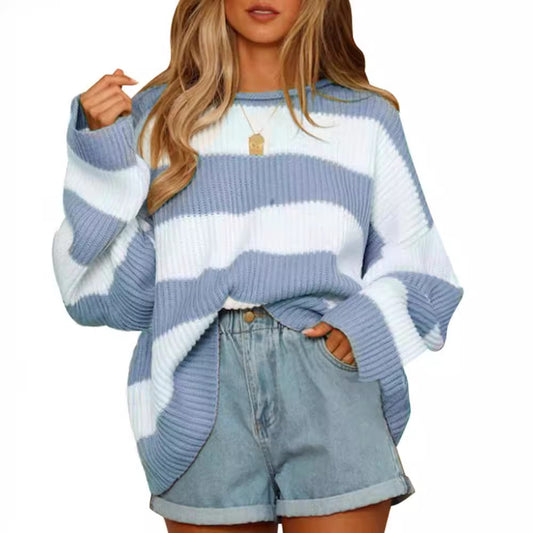 Damen Strickpullover mit oversized Schnitt Stalluxe
