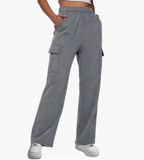 Damen Cargo-Hose mit elastischem Bund und praktischen Seitentaschen Stalluxe