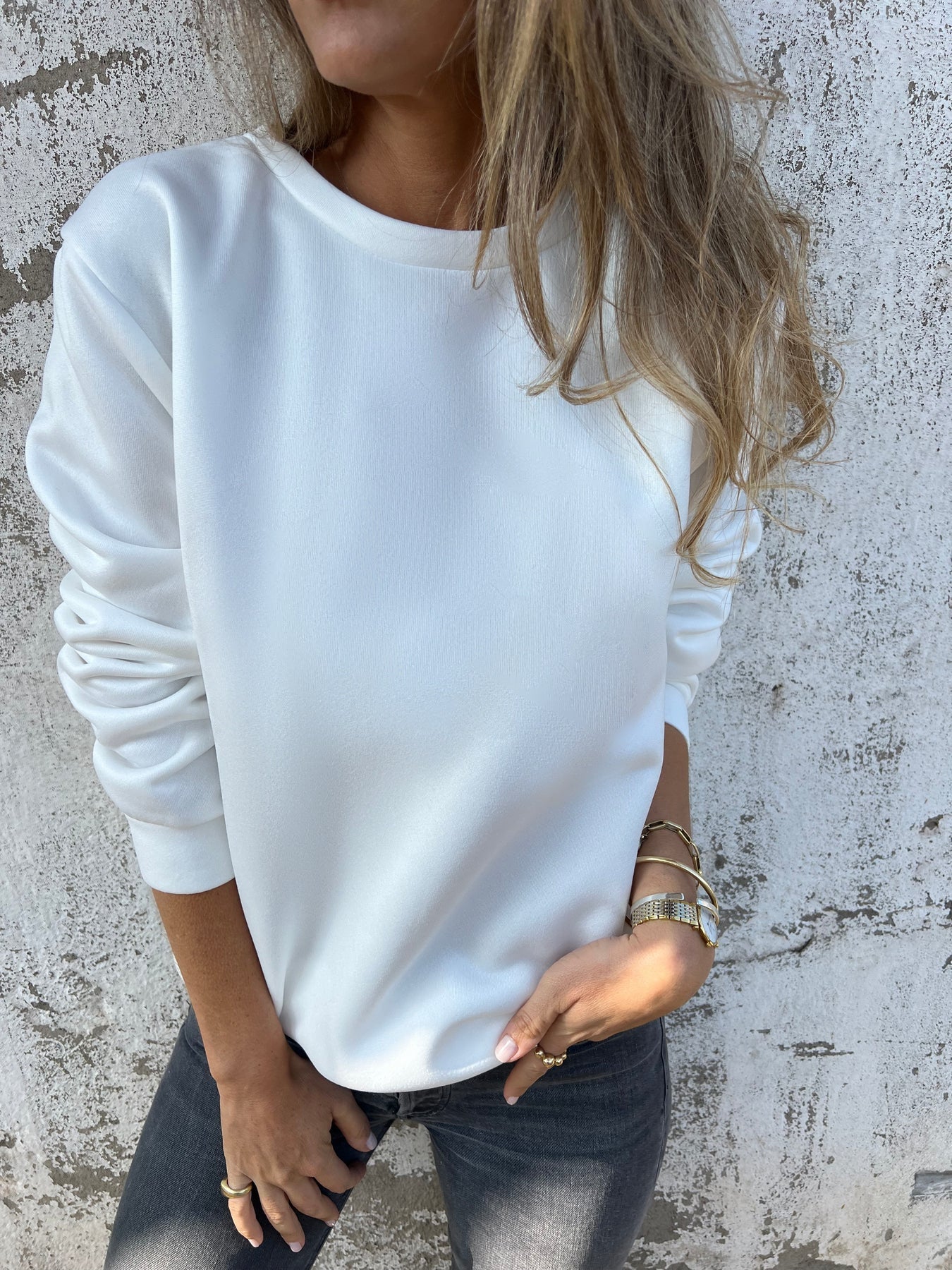 Damen lässiger Sweatshirt Stalluxe