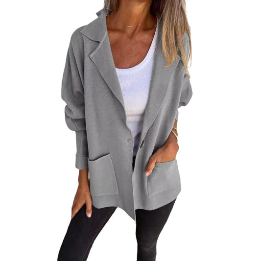 Women's Relaxed Fit Oversized Blazer Stalluxe