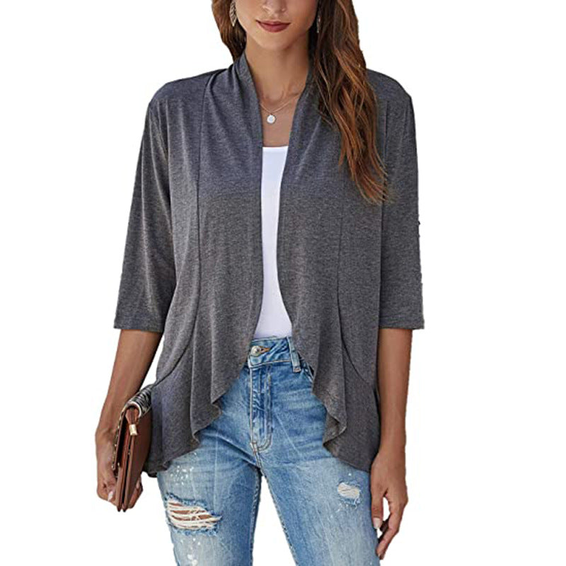 Damen Cardigan mit offenem Frontdesign und praktischen Taschen Stalluxe