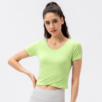 Damen Sportliches Kurzarm Oberteil Stalluxe