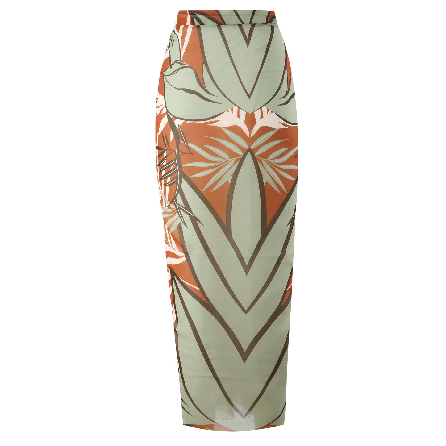 Damen Einseitiger Badeanzug mit modernen Cut-Outs und elegantem Wickelrock Stalluxe