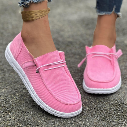 Damen Slip-On Freizeitschuhe mit rutschfester Sohle und atmungsaktivem Obermaterial Stalluxe