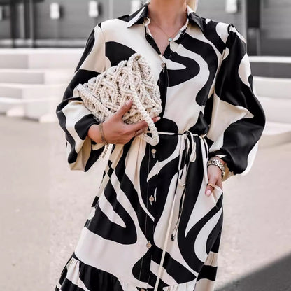 Damen Modisches Maxikleid mit elegantem Wickeldesign und seitlichen Schlitz Stalluxe