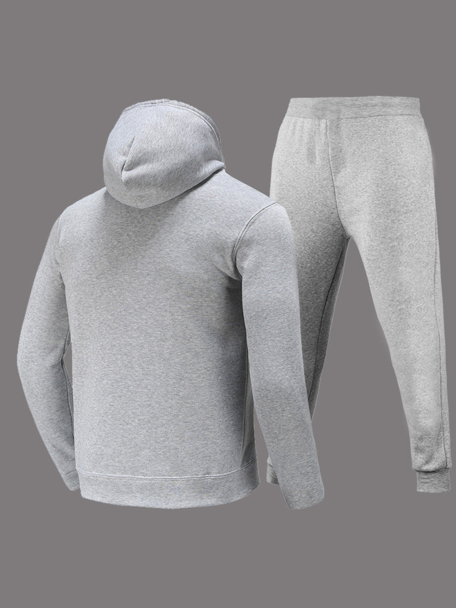 Damen Sportliches Hoodie und Jogginghose Set mit kreativem Aufdruck Stalluxe