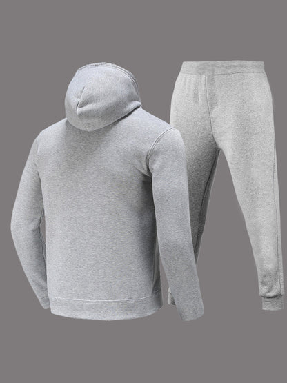Damen Sportliches Hoodie und Jogginghose Set mit kreativem Aufdruck Stalluxe