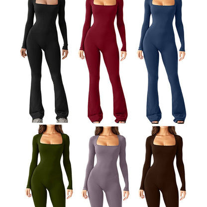 Damen Overall mit langen Ärmeln und weitem Bein Stalluxe