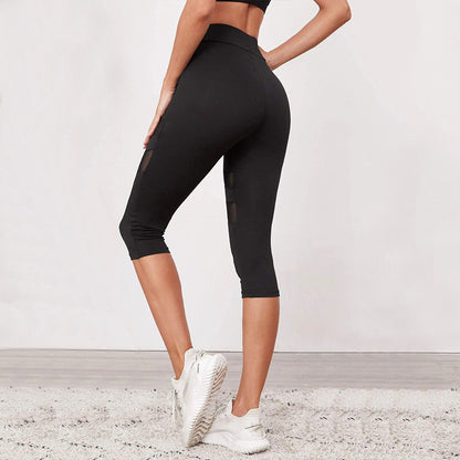 Damen Fitness-Leggings mit innovativen Mesh-Einsätzen Stalluxe
