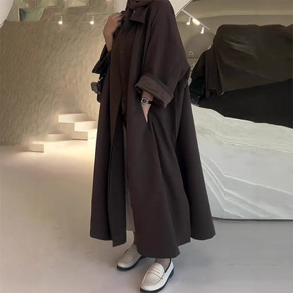 Damen modisches Hemdkleid mit Langarm und eleganter Passform Stalluxe