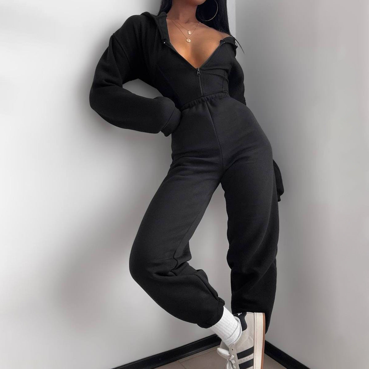 Damen Body mit eleganten Volantärmel Stalluxe