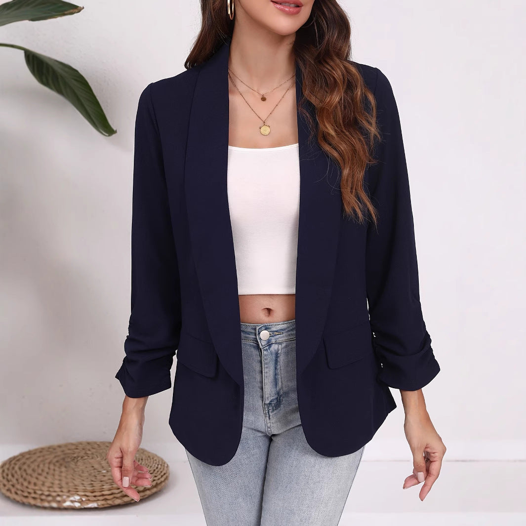 Damen Eleganter Blazer mit lässigem Schnitt und praktischen Taschen Stalluxe