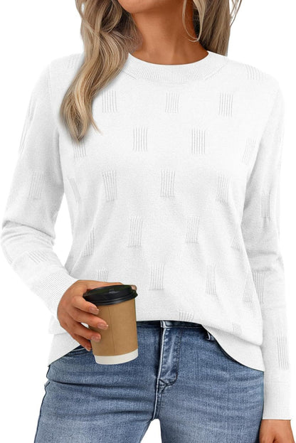Damen Strickpullover mit strukturiertem Muster Stalluxe