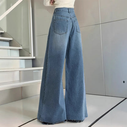 Damen weite Jeanshose Stalluxe