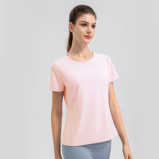 Damen Sportliches Funktions-T-Shirt mit atmungsaktiven Eigenschaften und lockerer Passform Stalluxe