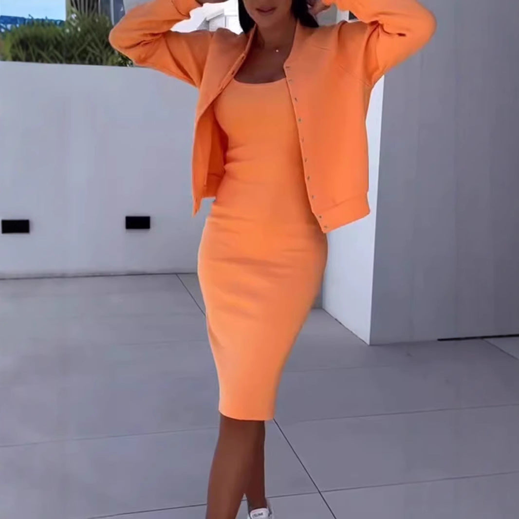 Women's Casual Layered Dress Set Stalluxe