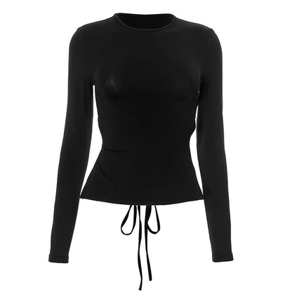 Damen langärmliges Fitnessshirt mit tailliertem Schnitt Stalluxe