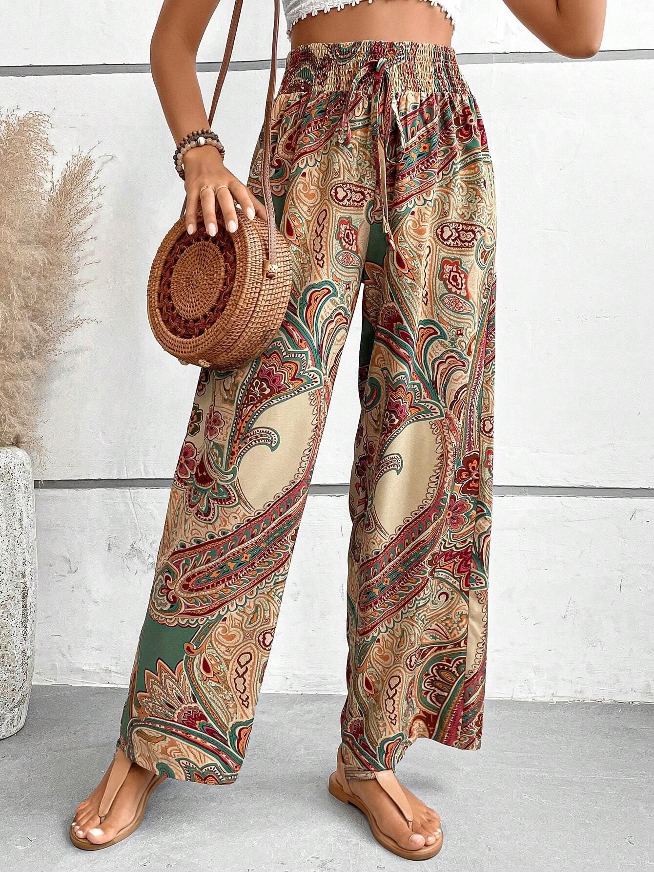 Damen Weite Palazzohose Stalluxe