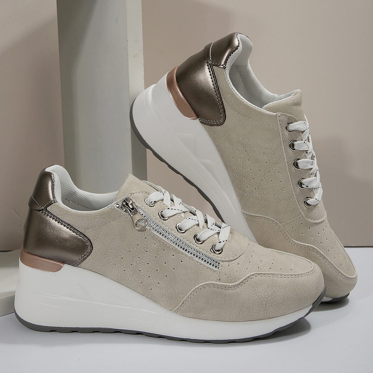 Damen Komfortabele Sneakers mit modischem Design und atmungsaktiver Sohle Stalluxe