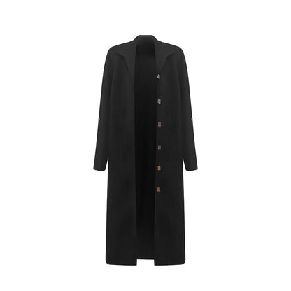 Damen Longline Jacke mit elegantem Schnitt und praktischen Taschen Stalluxe