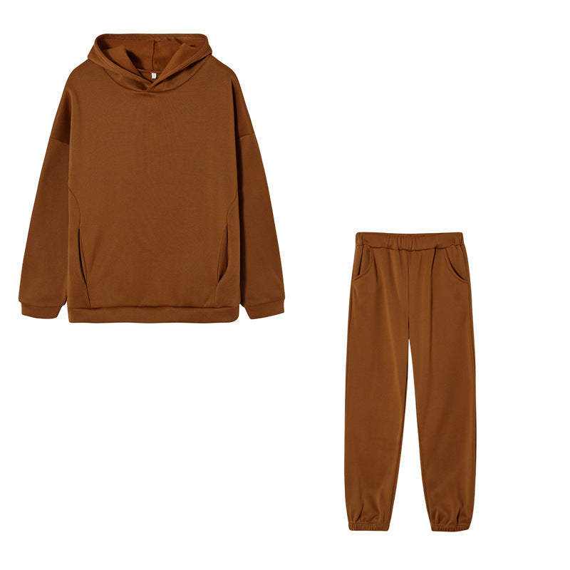 Damen bequeme Hoodie- und Jogginghose-Kombination Stalluxe