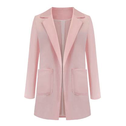 Damen Eleganter Blazer mit strukturiertem Stoff und praktischen Taschen Stalluxe