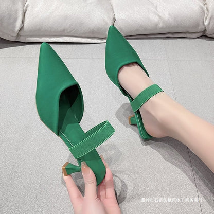 Damen Slingback-Pumps mit elegantem spitzem Design und komfortablem Fersenriemen Stalluxe