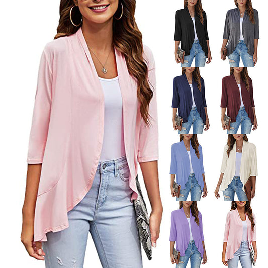 Damen Cardigan mit offenem Frontdesign und praktischen Taschen Stalluxe