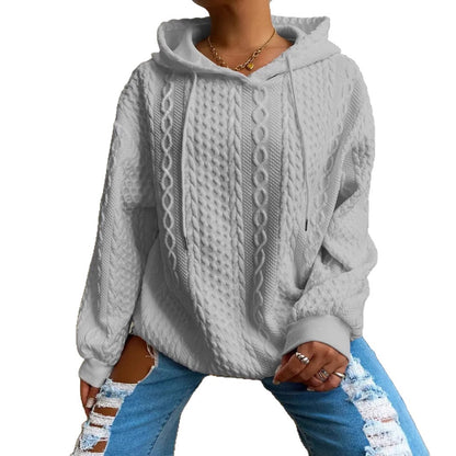 Damen Strickdesign Kapuzenpullover im Oversize-Schnitt Stalluxe