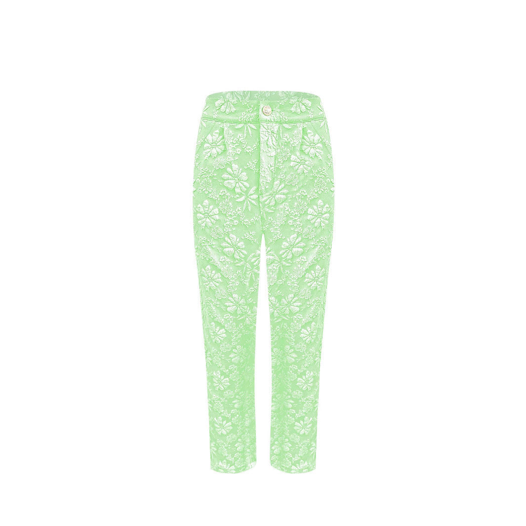 Damen Blumenmuster Freizeithose Stalluxe