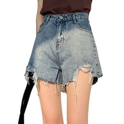 Damen Jeans-Shorts im trendigen Destroyed-Look Stalluxe