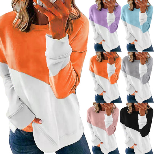 Damen Sweatshirt im modernen Farbblockdesign Stalluxe