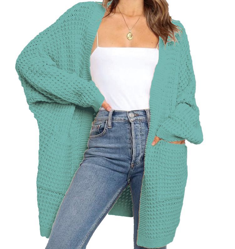 Damen Grobstrickjacke mit lässigem Schnitt und praktischen Taschen Stalluxe