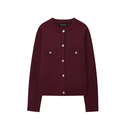 Damen Strickjacke mit elegantem Knopfdesign und praktischen Taschen Stalluxe