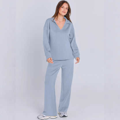 Damen Elegante Sportliche Freizeitgarnitur mit weitem Schnitt Stalluxe