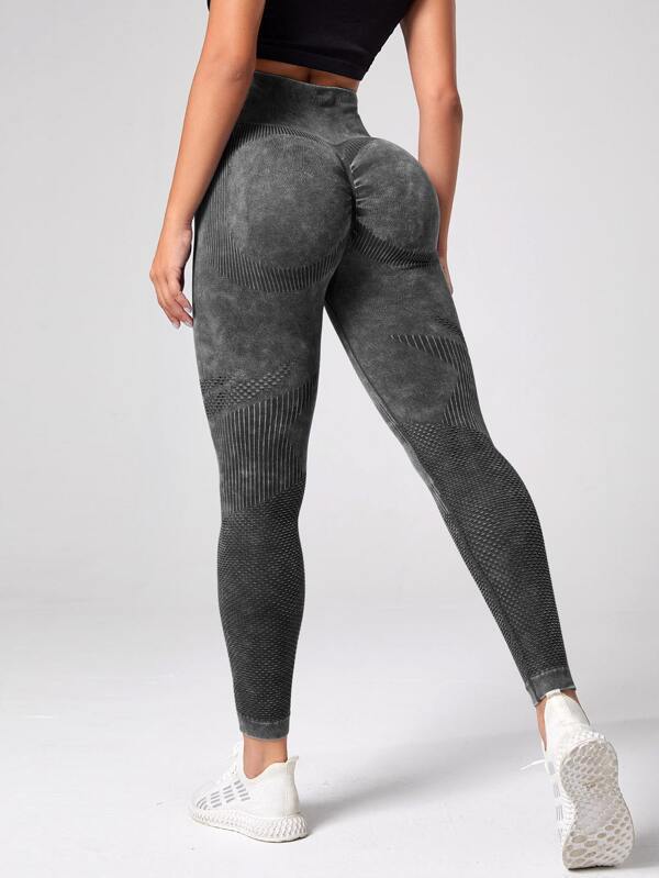 Damen Sculpting Leggings mit hohem Bund und innovativer Textur Stalluxe