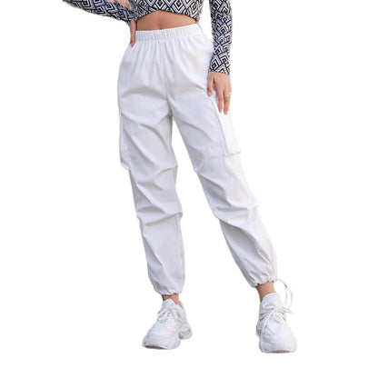 Damen Cargo-Hose mit elastischem Bund und praktischen Taschen Stalluxe