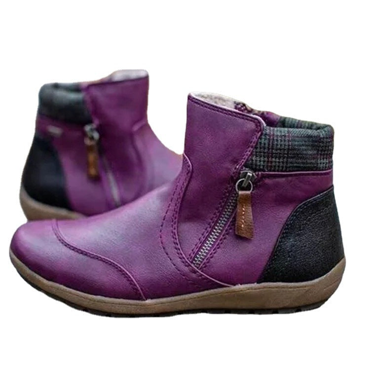 Damen City Boots aus wasserdichtem Leder mit warmer Fütterung Stalluxe