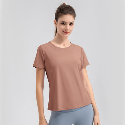 Damen Sportliches Funktions-T-Shirt mit atmungsaktiven Eigenschaften und lockerer Passform Stalluxe