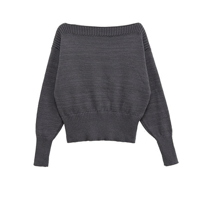 Damen lässiger Oversize-Pullover aus weichem Strickmaterial Stalluxe