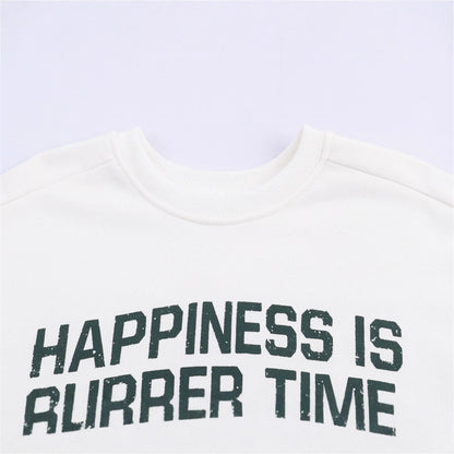 Damen lässiger Sweatshirt mit einzigartigem Snoopy-Print und Rundhalsausschnitt Stalluxe