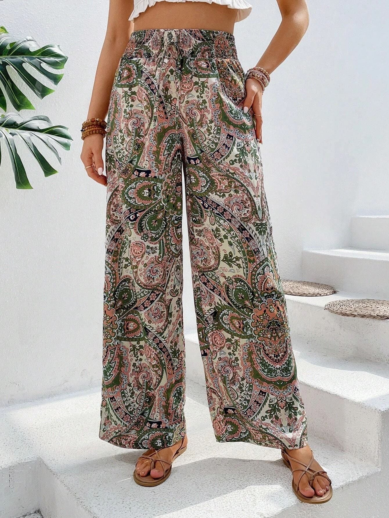 Damen Weite Palazzohose Stalluxe