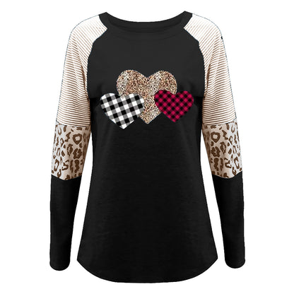 Damen Langarmshirt mit herzigen Motiven und trendigen Mustern Stalluxe