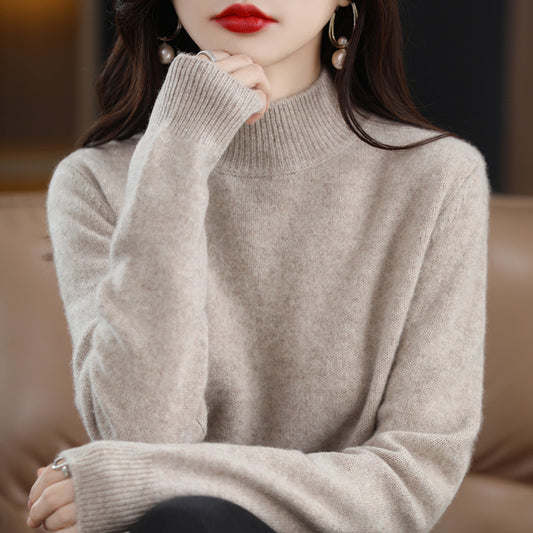 Damen kuscheliger Rollkragenpullover Stalluxe